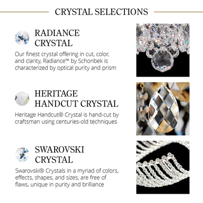 Schonbek La Scala Collection 8-Light Crystal Chandelier