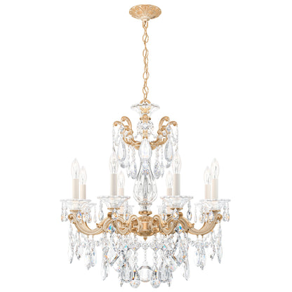 Schonbek La Scala Collection 8-Light Crystal Chandelier