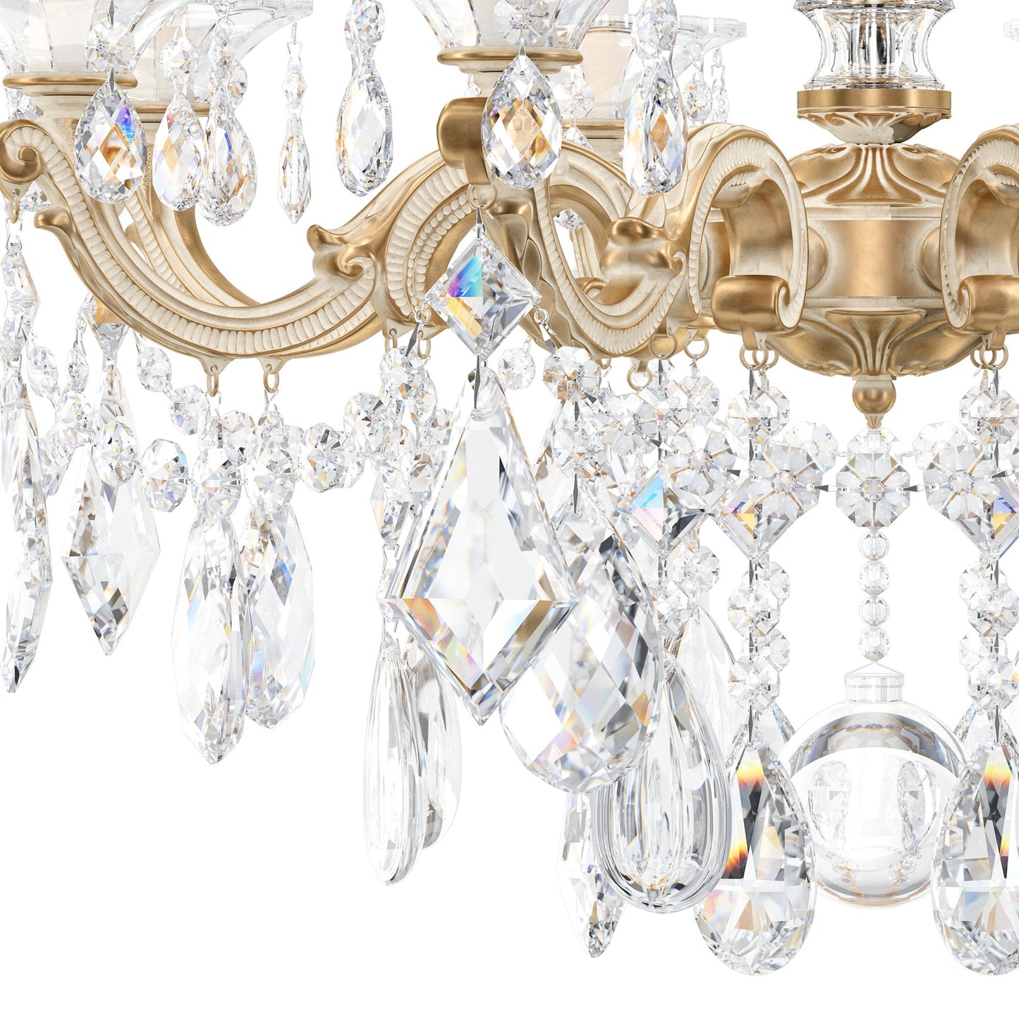 Schonbek La Scala Collection 8-Light Crystal Chandelier