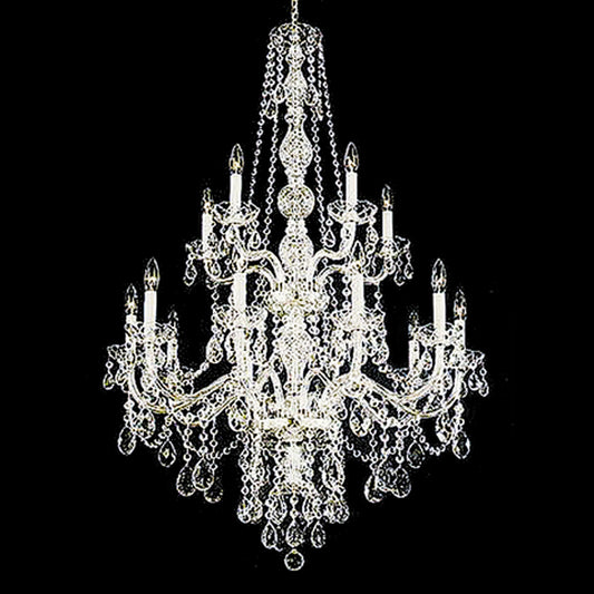 Schonbek Lillian Collection 15 Light Crystal Chandelier