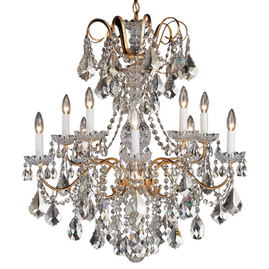 Schonbek New Orleans 28"W Gold Hand-Cut Crystal Chandelier