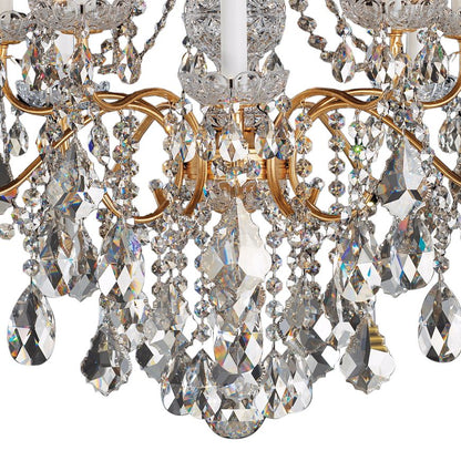 Schonbek New Orleans 28"W Gold Hand-Cut Crystal Chandelier