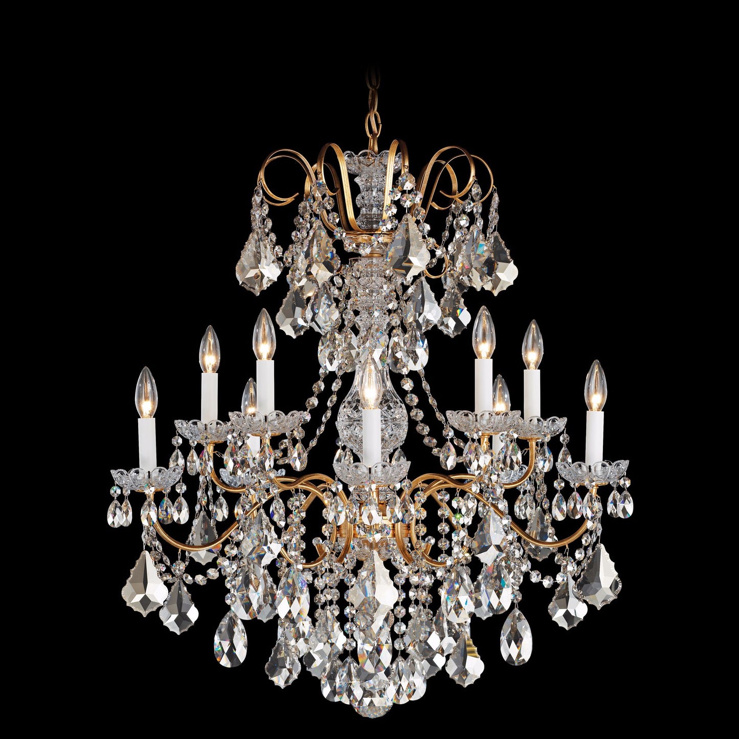 Schonbek New Orleans Collection 28" Wide Crystal Chandelier