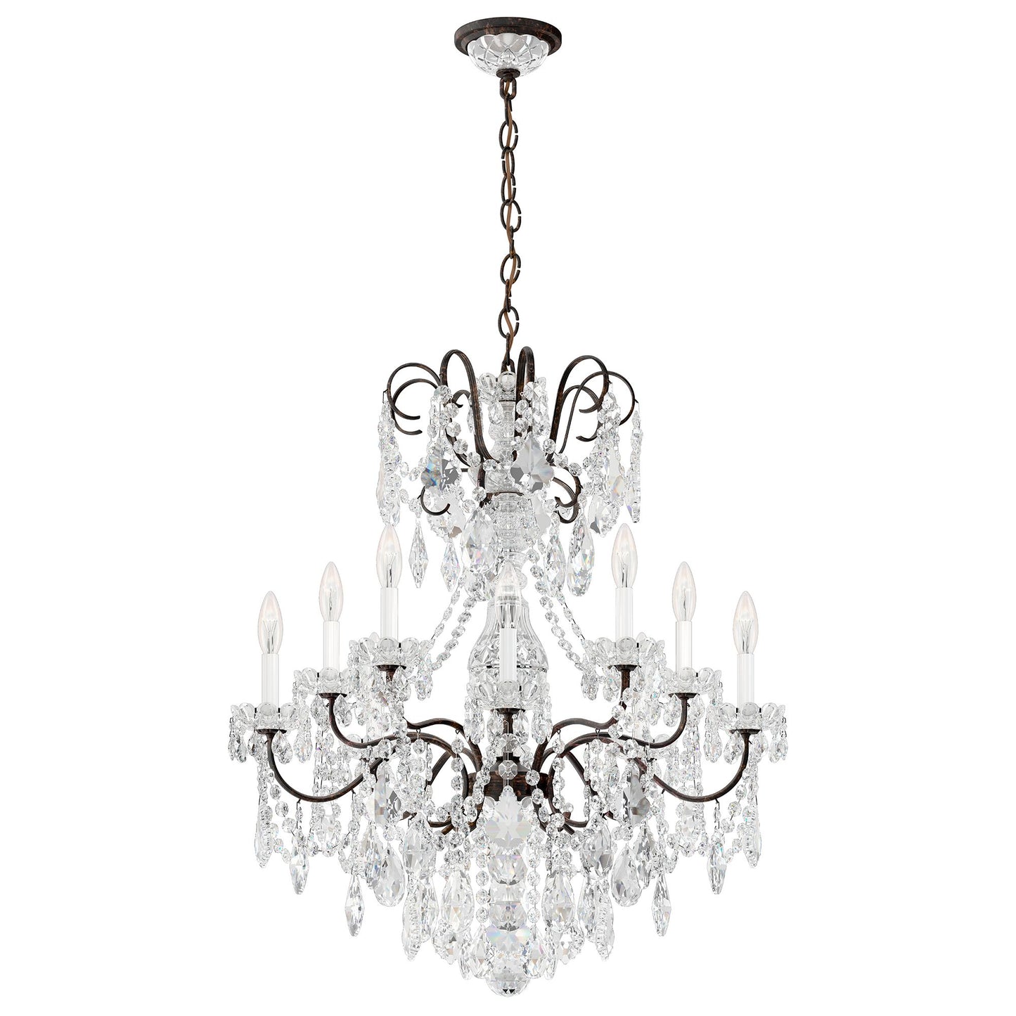 Schonbek New Orleans Collection 28" Wide Crystal Chandelier