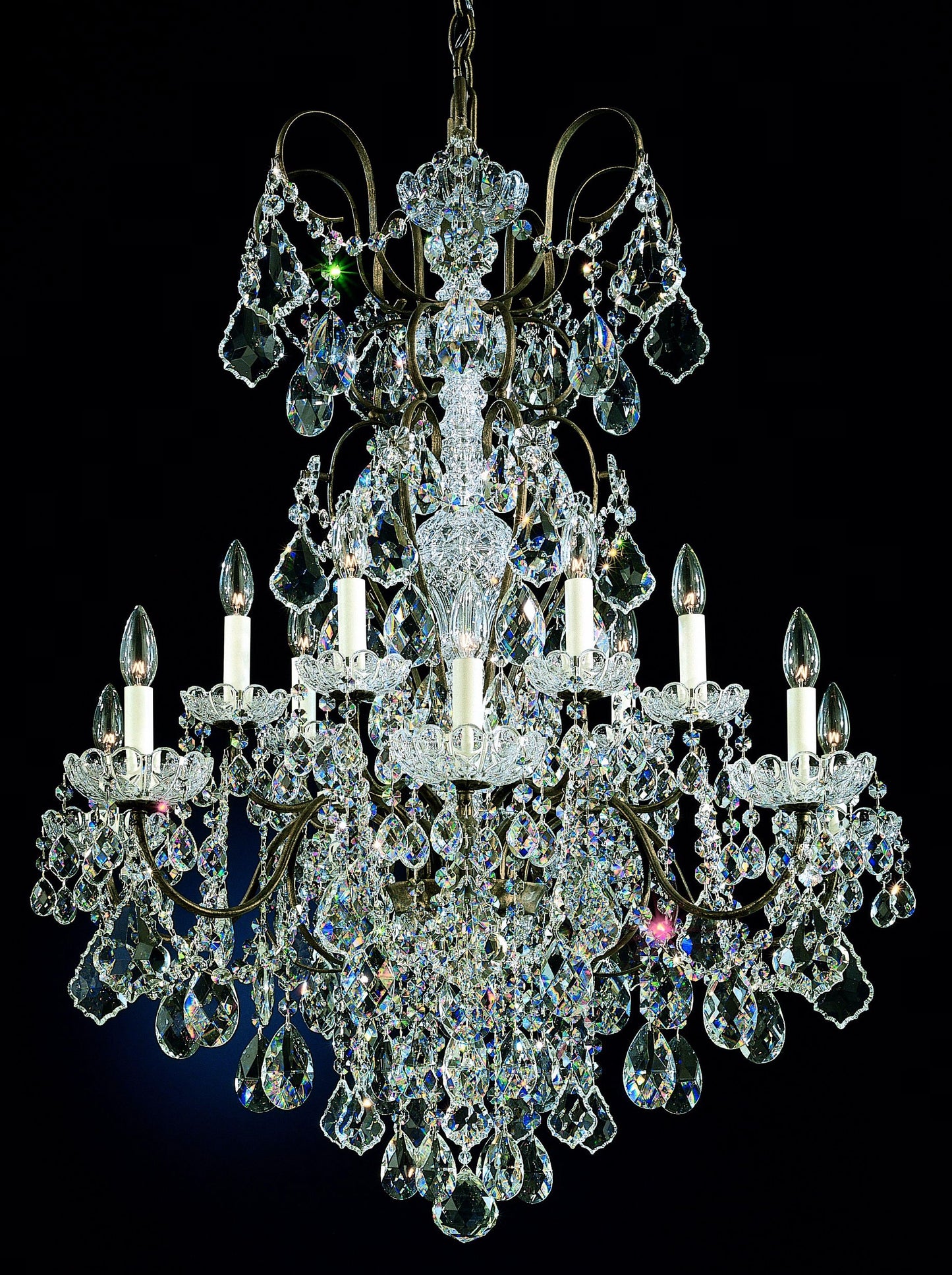 Schonbek New Orleans Collection 32" Wide Crystal Chandelier