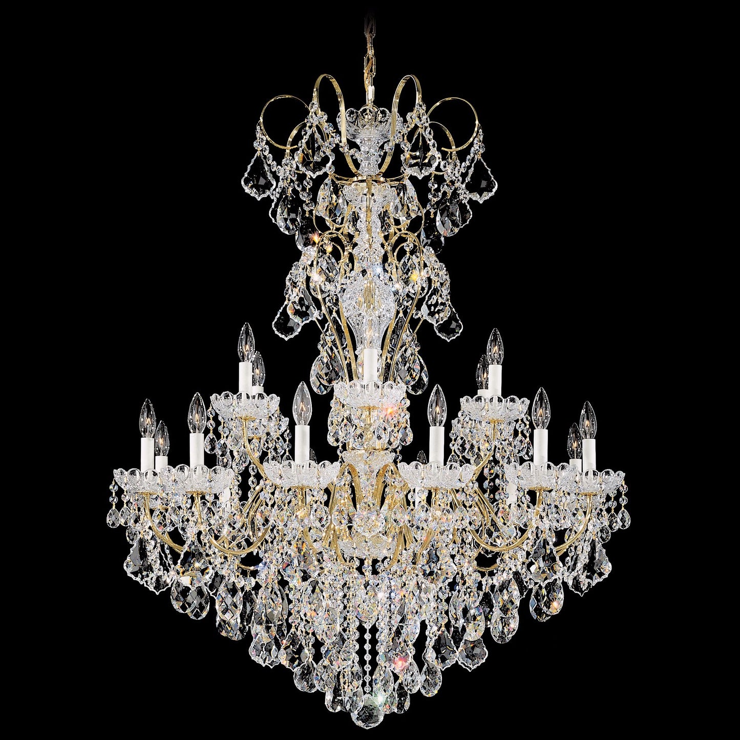 Schonbek New Orleans Collection 36" Wide Crystal Chandelier