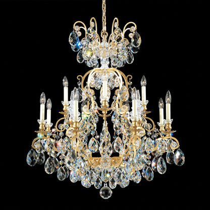 Schonbek Renaissance 32"W Heirloom Gold Crystal Chandelier