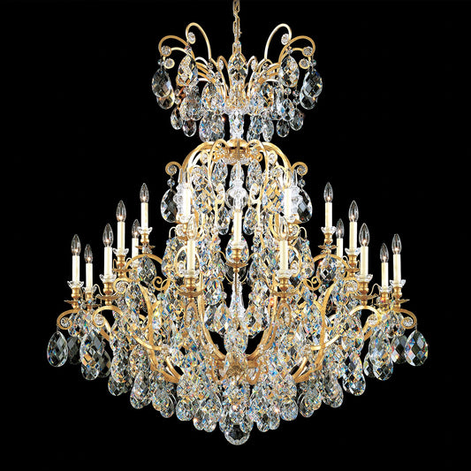 Schonbek Renaissance 45"W Heirloom Gold Crystal Chandelier