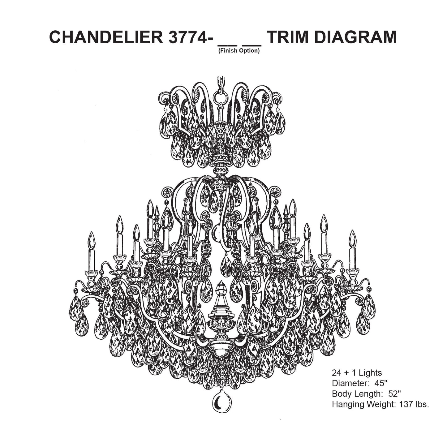 Schonbek Renaissance 45"W Heirloom Gold Crystal Chandelier