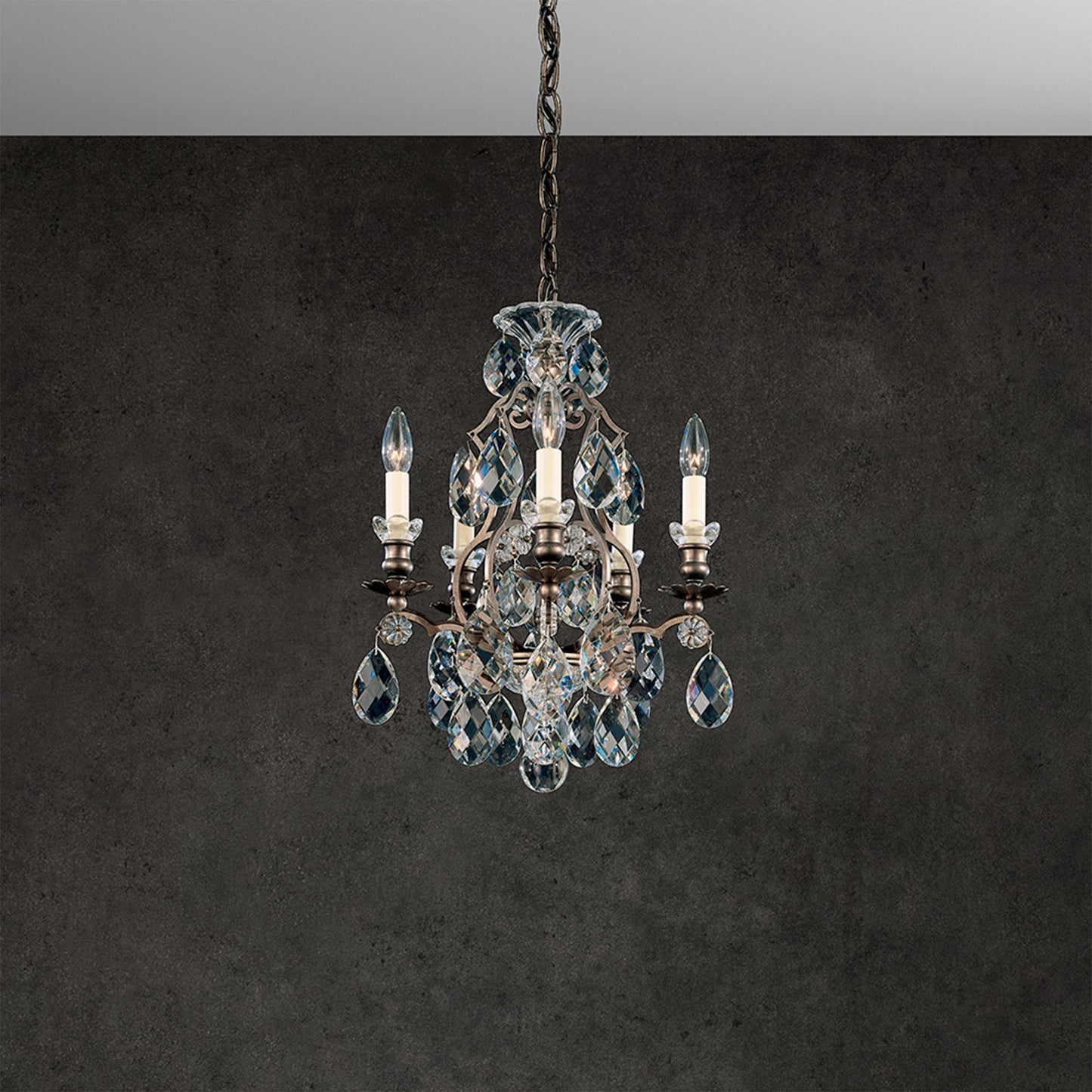 Schonbek Renaissance Collection 14 1/2" Crystal Chandelier