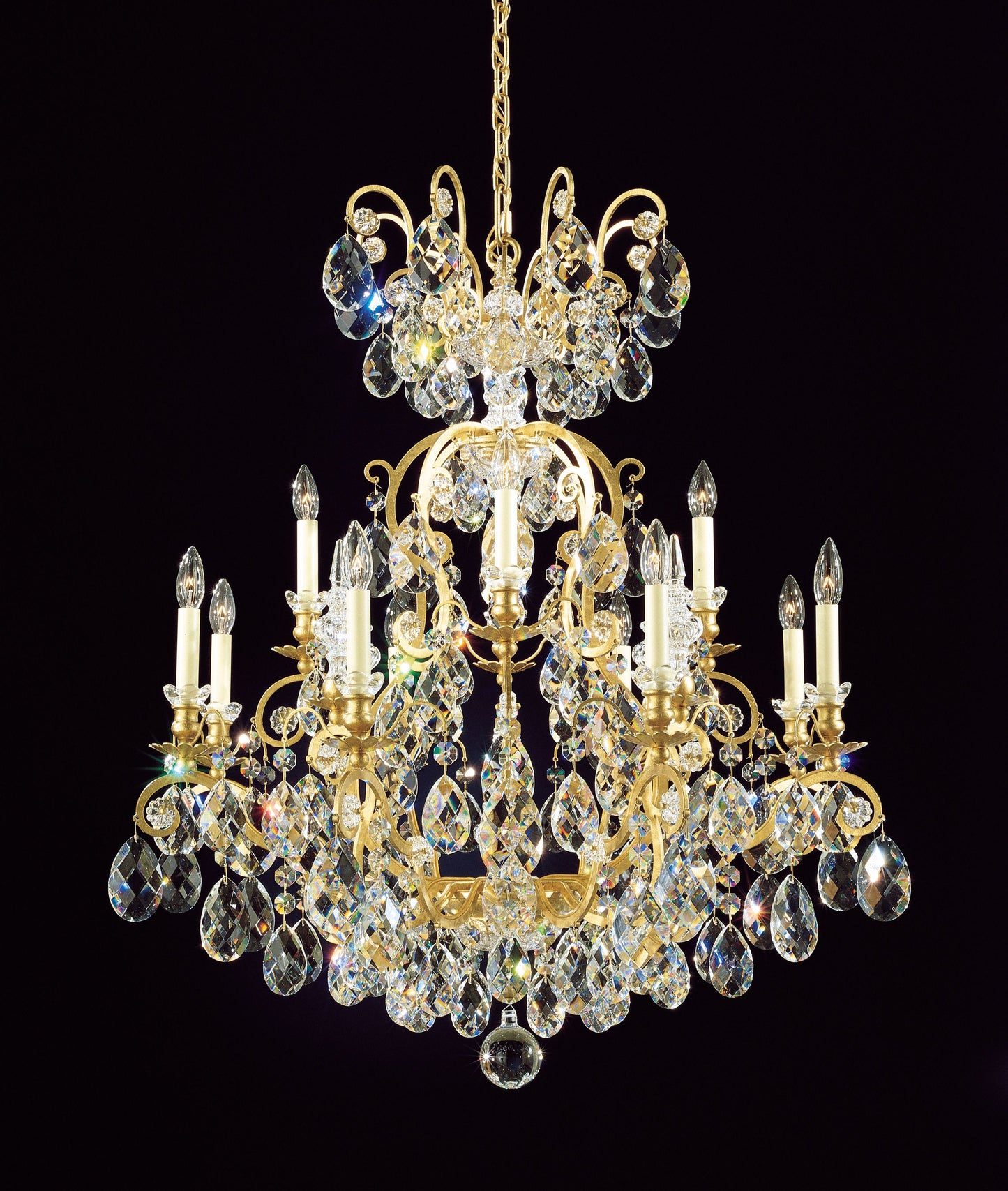 Schonbek Renaissance Collection 26 1/2" Crystal Chandelier