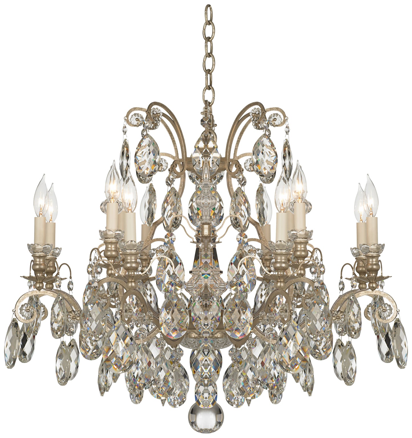 Schonbek Renaissance Collection 33" Traditional Crystal Chandelier