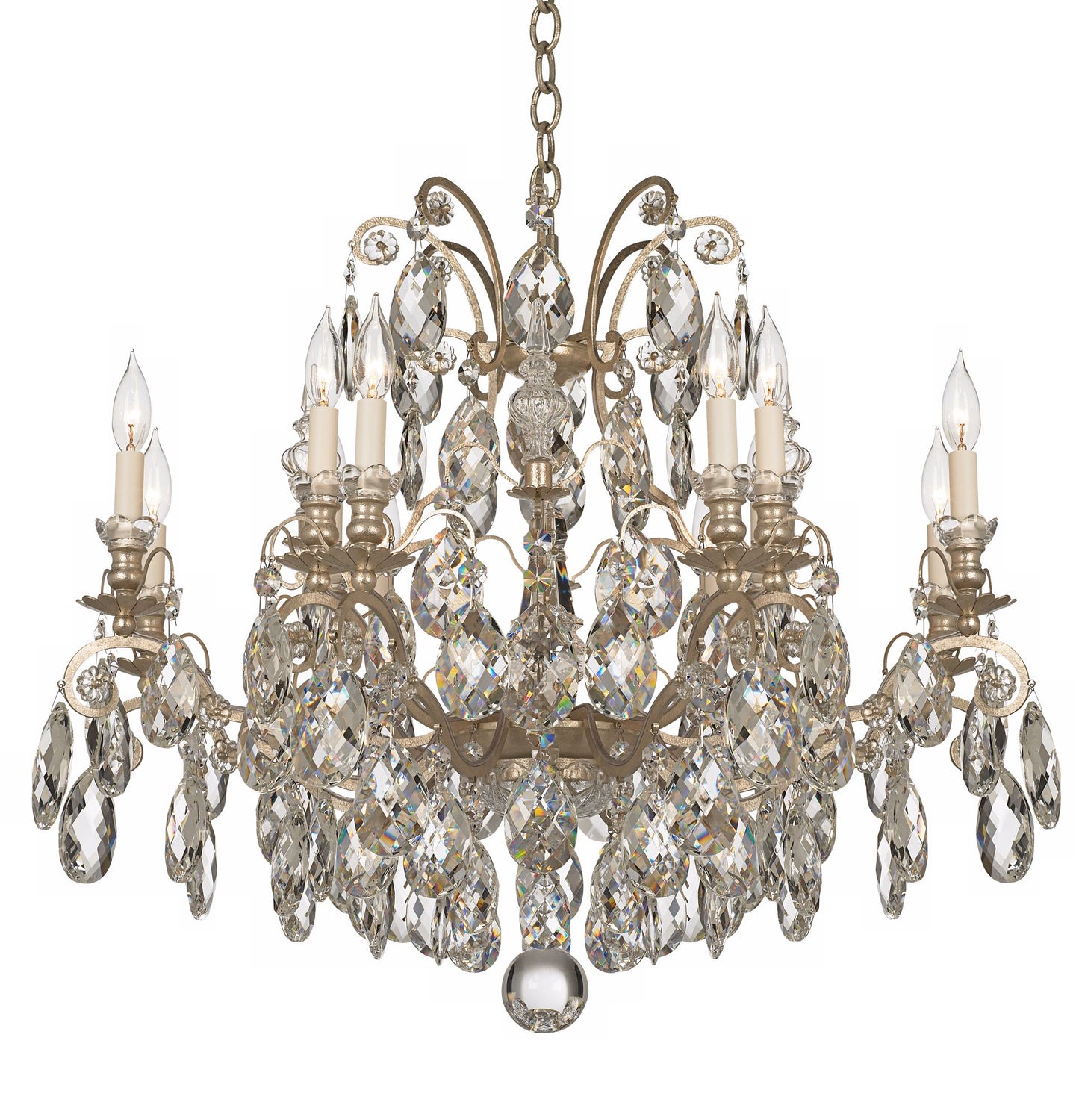 Schonbek Renaissance Collection 33" Traditional Crystal Chandelier