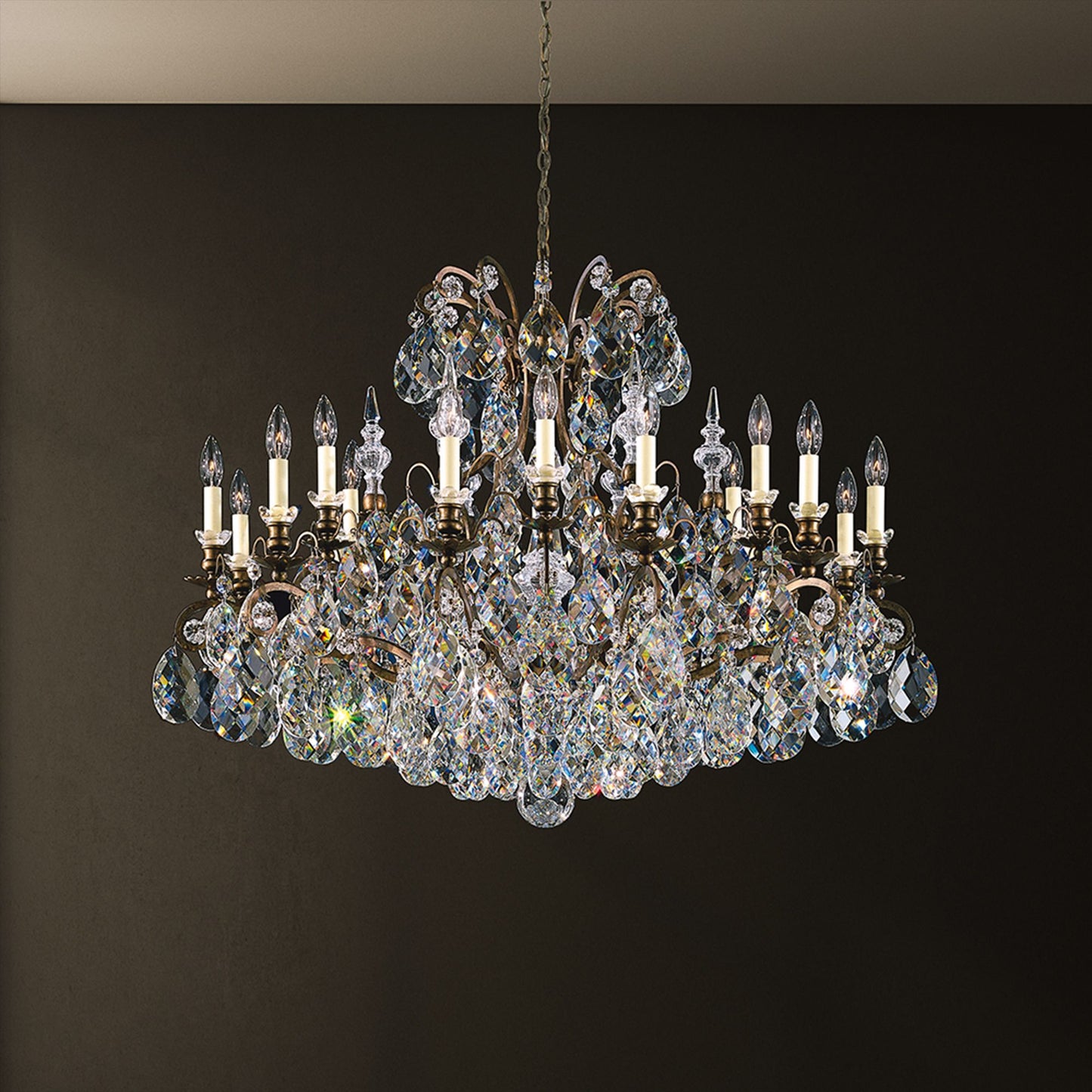 Schonbek Renaissance Collection 40" Wide Crystal Chandelier