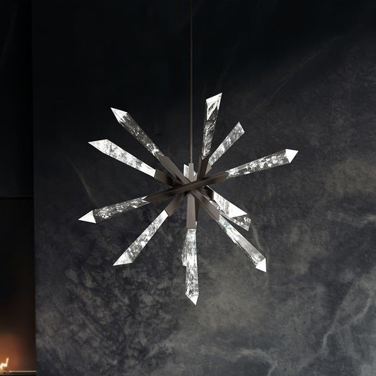 Schonbek Solitude 47 1/2" Wide Antique Nickel LED Chandelier