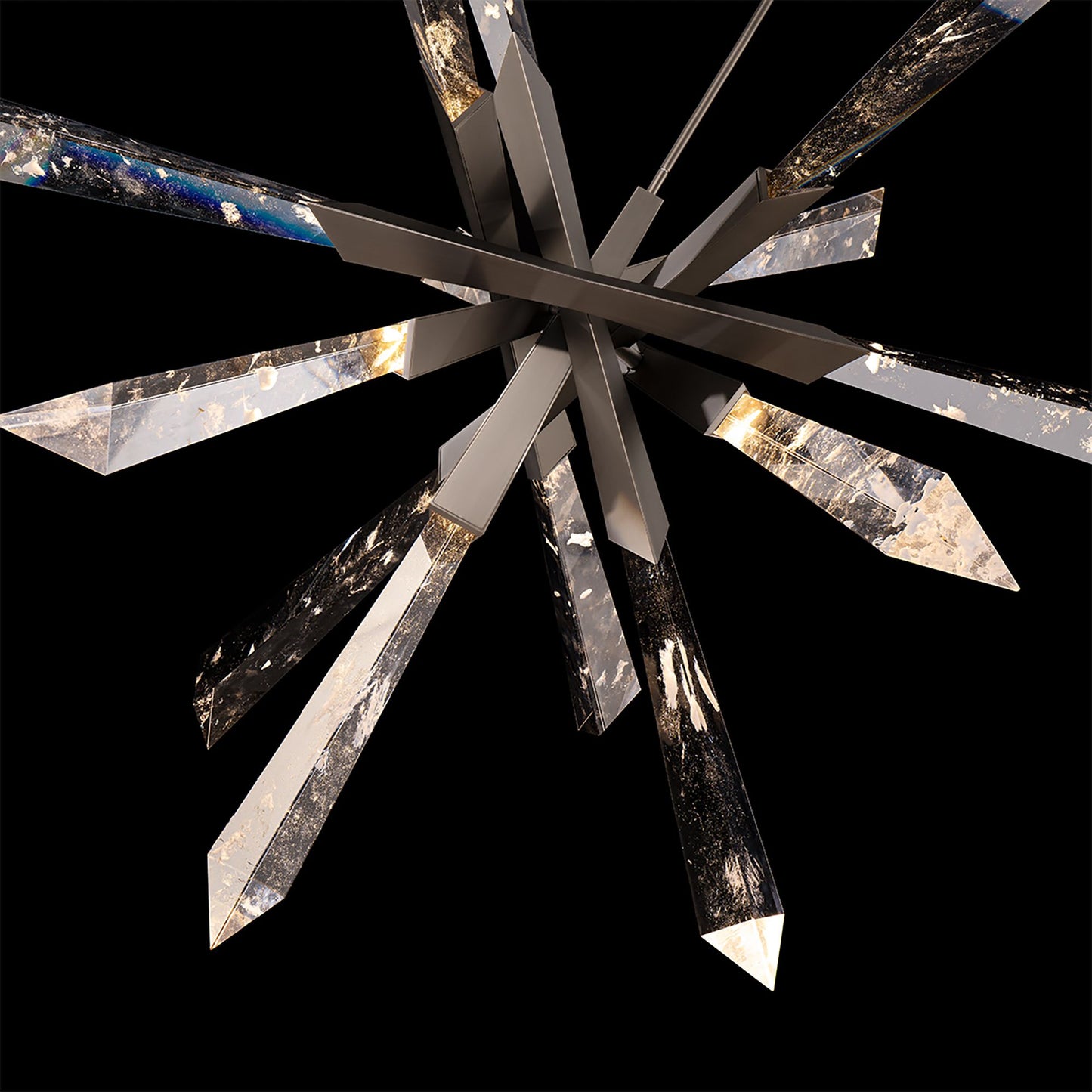 Schonbek Solitude 47 1/2" Wide Antique Nickel LED Chandelier