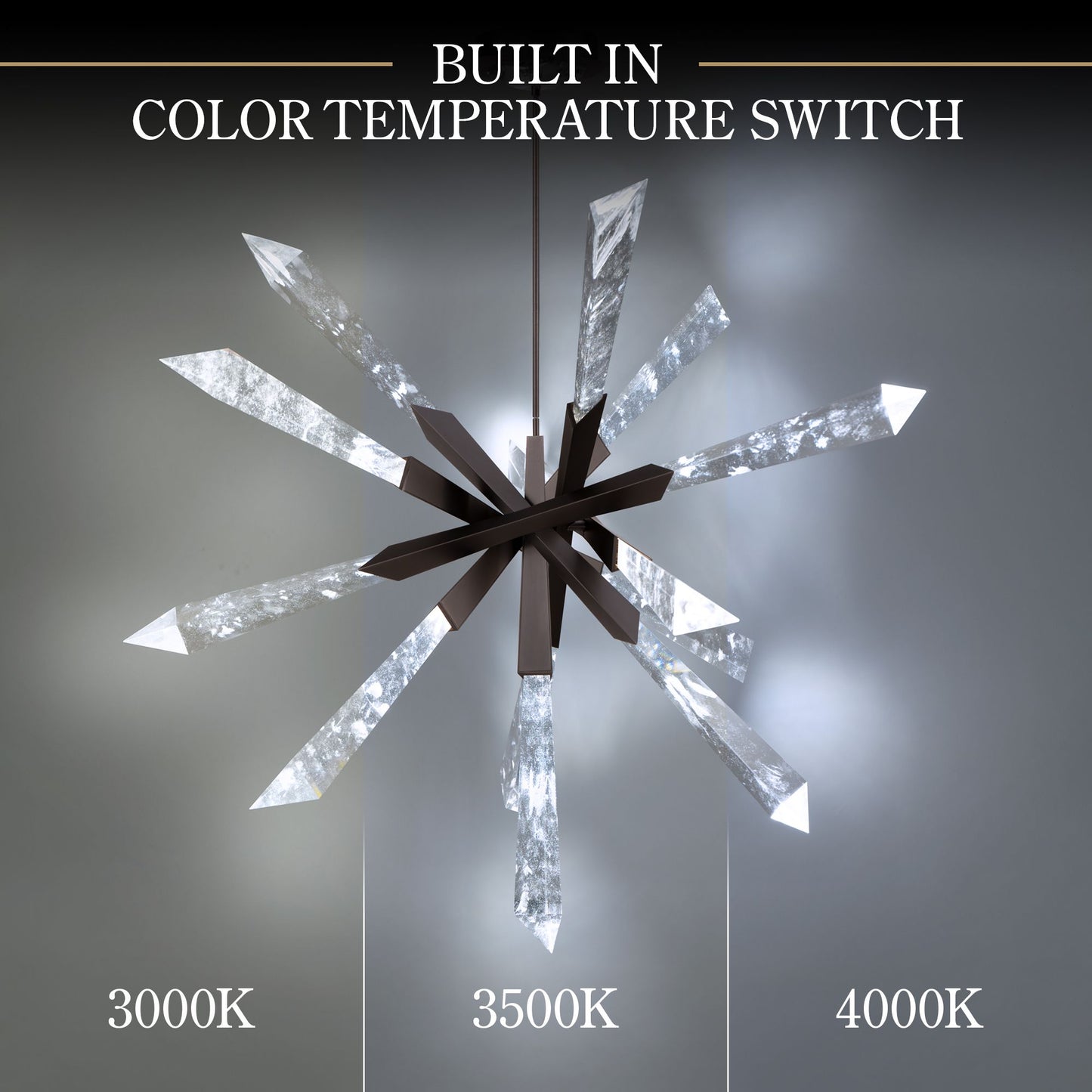 Schonbek Solitude 47 1/2" Wide Antique Nickel LED Chandelier