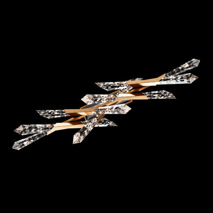 Schonbek Solitude 59 1/2" Wide Aged Brass LED Pendant Light