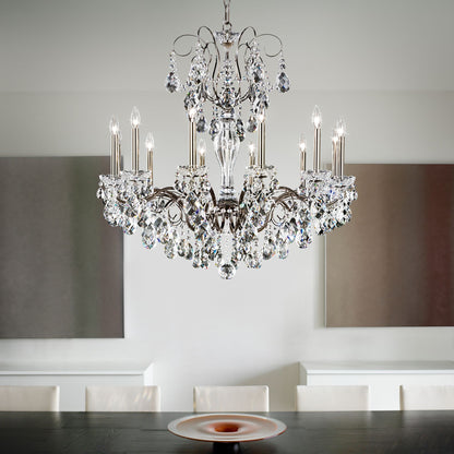 Schonbek Sonatina 25 1/2" Wide Gold Crystal Chandelier