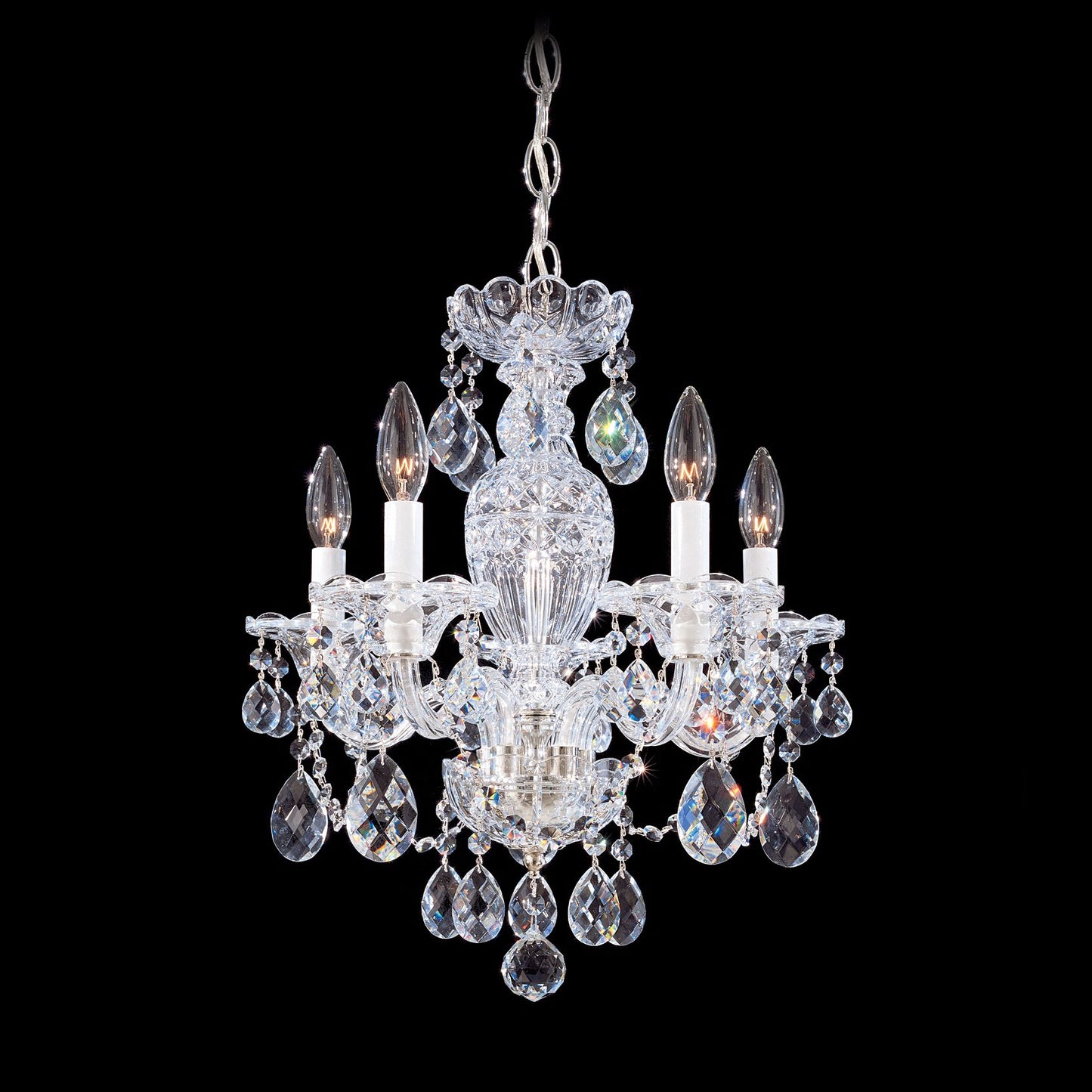 Schonbek Sterling 16" Wide Swarovski Crystal Chandelier