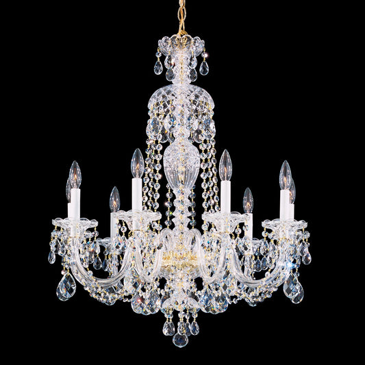 Schonbek Sterling 27" Wide Swarovski Crystal Chandelier