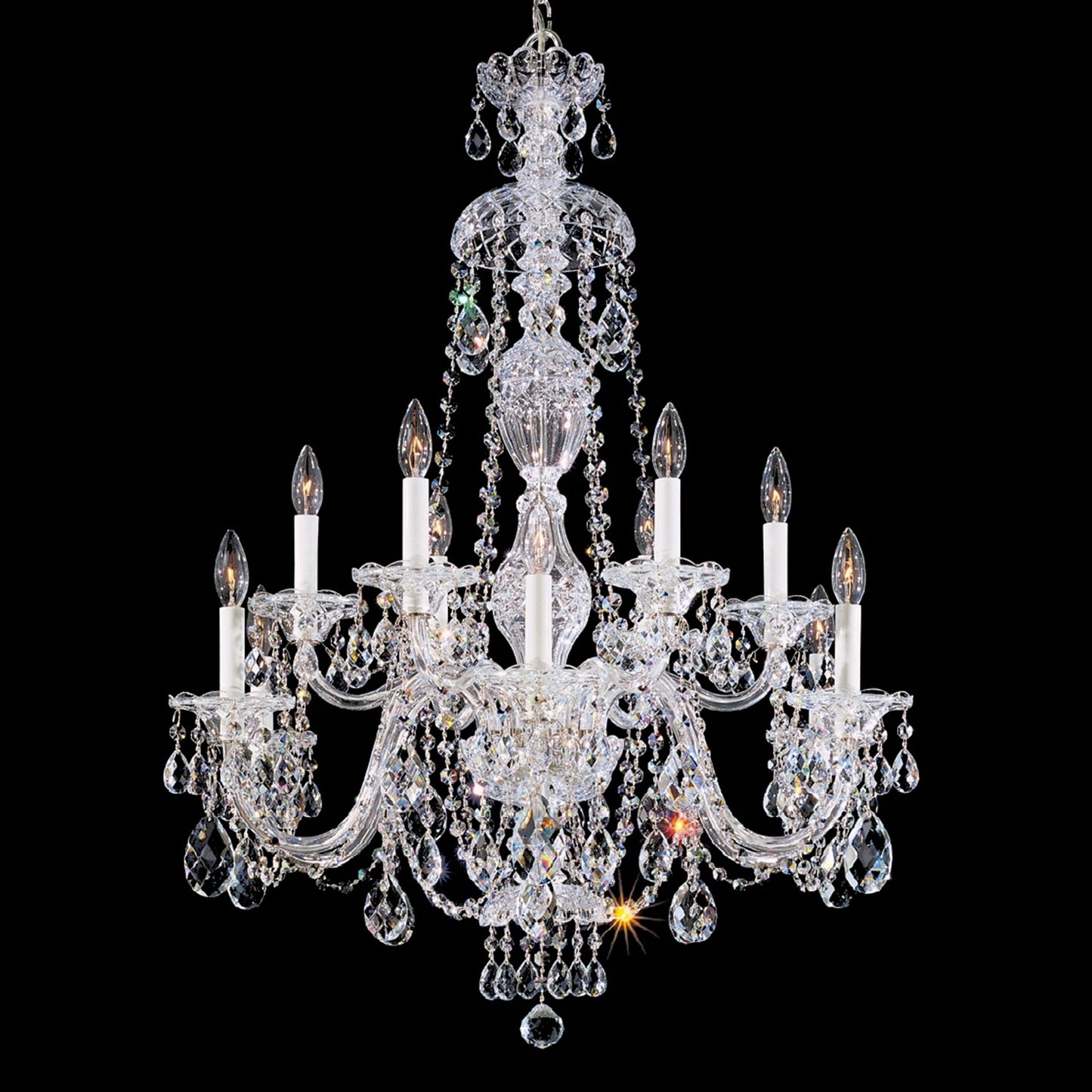 Schonbek Sterling 29" Wide Heritage Crystal Chandelier