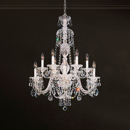 Schonbek Sterling 29" Wide Heritage Crystal Chandelier