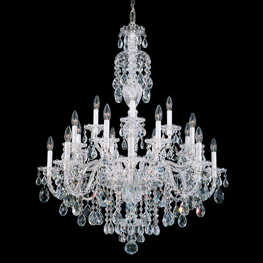 Schonbek Sterling 34" Wide Heritage Crystal Chandelier