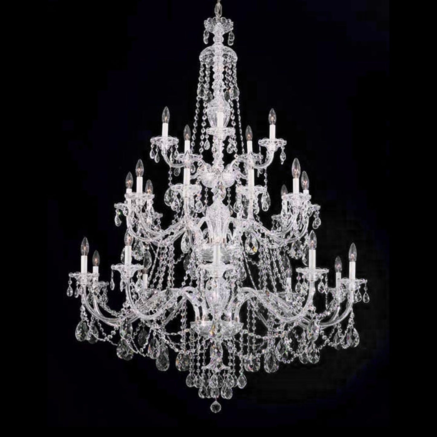 Schonbek Sterling 45" Wide Heritage Crystal Chandelier