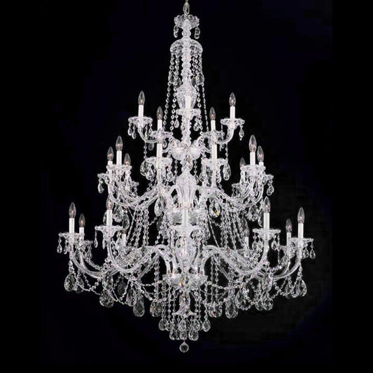 Schonbek Sterling 45" Wide Heritage Crystal Chandelier