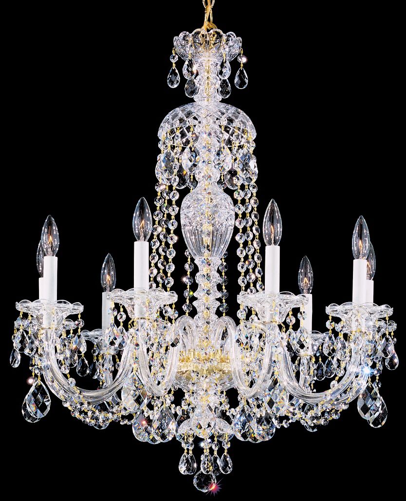 Schonbek Sterling Collection 27" Wide Crystal Chandelier