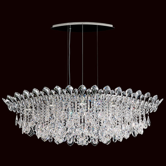 Schonbek Trilliane Cluster 45" Wide Crystal Pendant Light