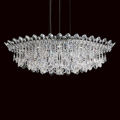 Schonbek Trilliane Cluster 45" Wide Crystal Pendant Light