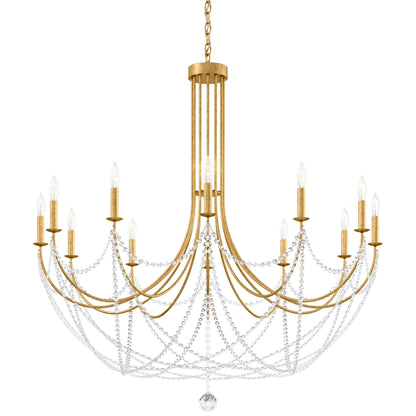 Schonbek Verdana 43"W Heirloom Gold 12-Light Pendant Light