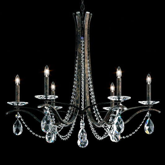 Schonbek Vesca 33" Wide Bronze Crystal Chandelier