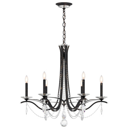 Schonbek Vesca 33" Wide Bronze Crystal Chandelier