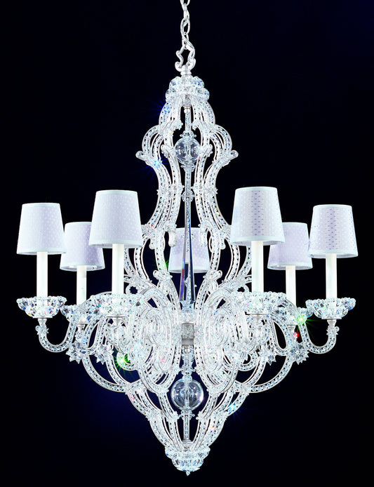 Schonbek Zade Collection 28" Wide Chandelier with Shades