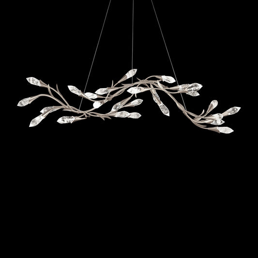 Secret Garden 56 1/4" Wide Antique Silver LED Pendant Light