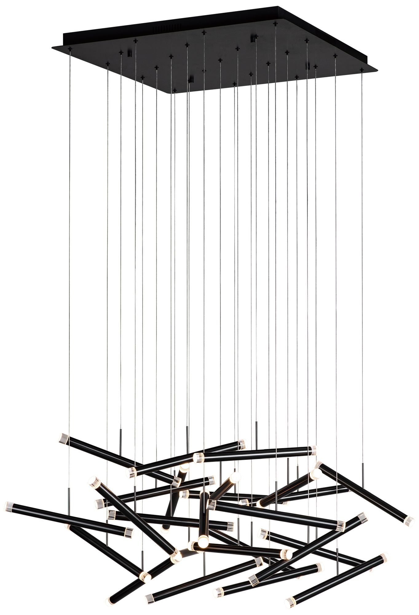 Seesaw 41.3" Saint Dark Gray Chandelier