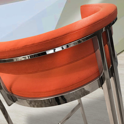 Orange Bar Stool