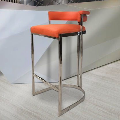 Orange Bar Stool