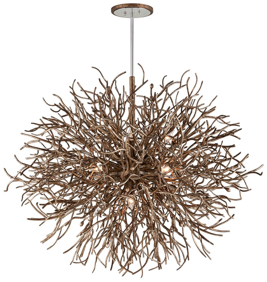 Sierra 50" Wide Distressed Bronze Pendant Light