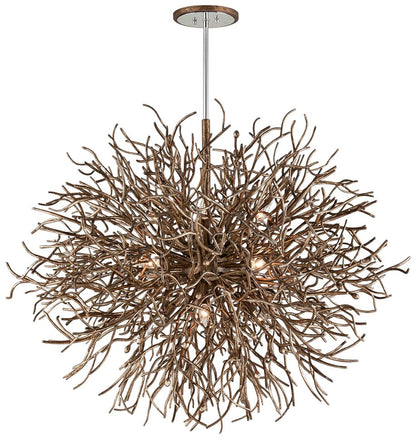 Sierra 50" Wide Distressed Bronze Pendant Light