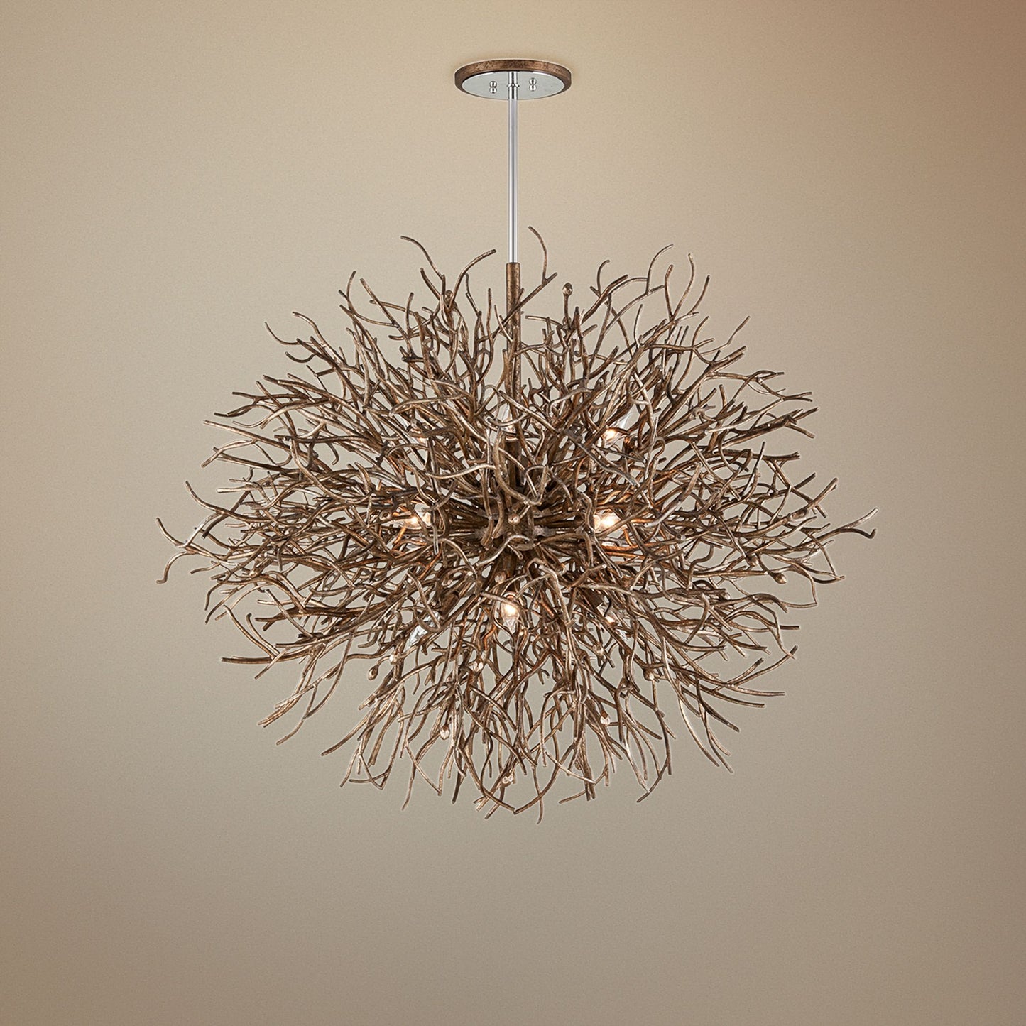 Sierra 50" Wide Distressed Bronze Pendant Light