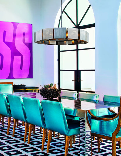 Sierra 50" Wide Distressed Bronze Pendant Light