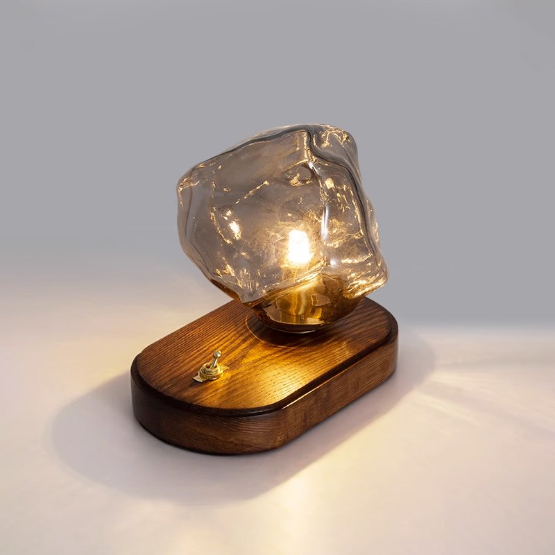 Ice Stone Glass Accent lamp Table Lamp