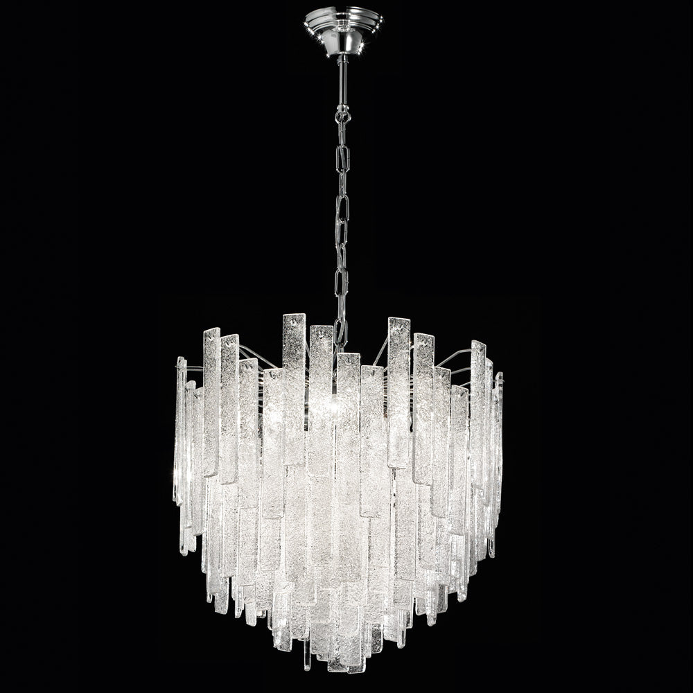 Small Modern Glass Chandelier