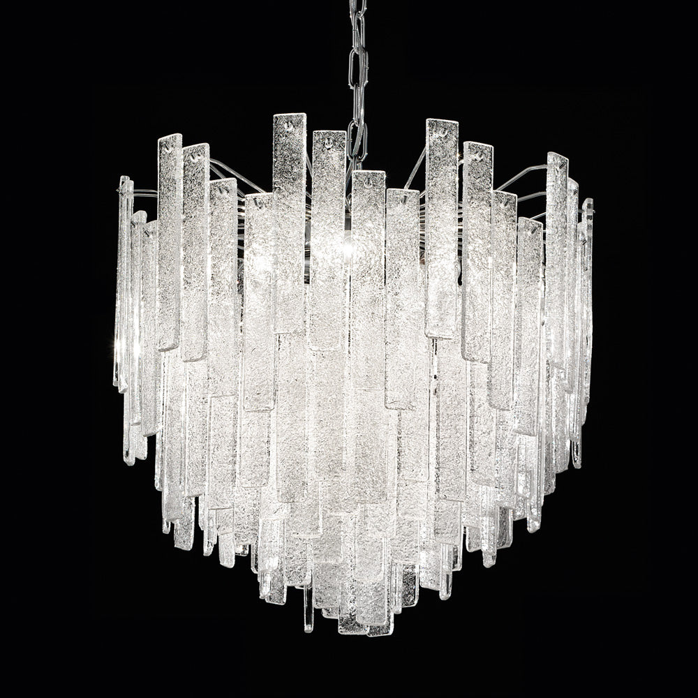 Small Modern Glass Chandelier