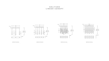 Solitude 22"H x 40"W 14-Light Crystal Multi-Light Pendant in Aged