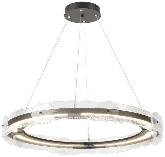 Solstice LED Pendant - Black - Clear